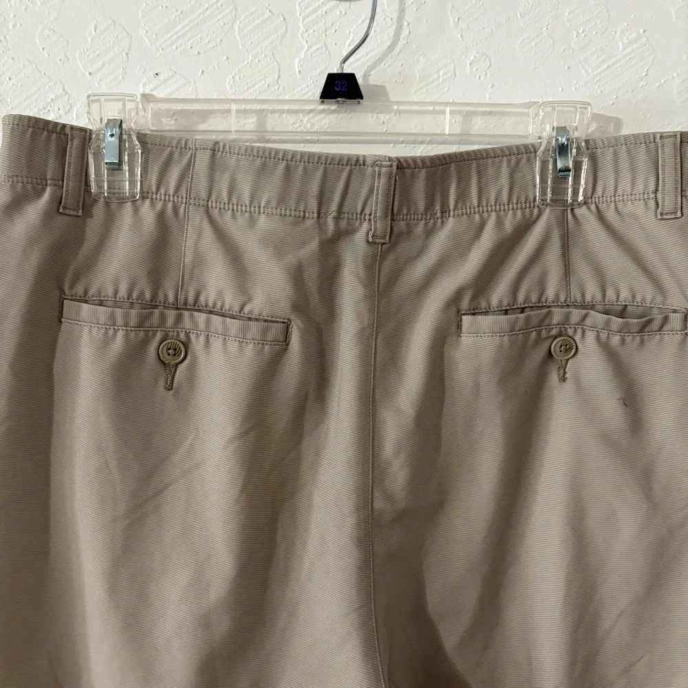 Lot Of 2 Bolle Casual Chino Shorts Mens 34‎ Black Brown Khaki Performance Pocket